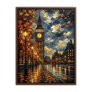 Autumn evening in London cityscape