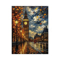 Autumn evening in London cityscape