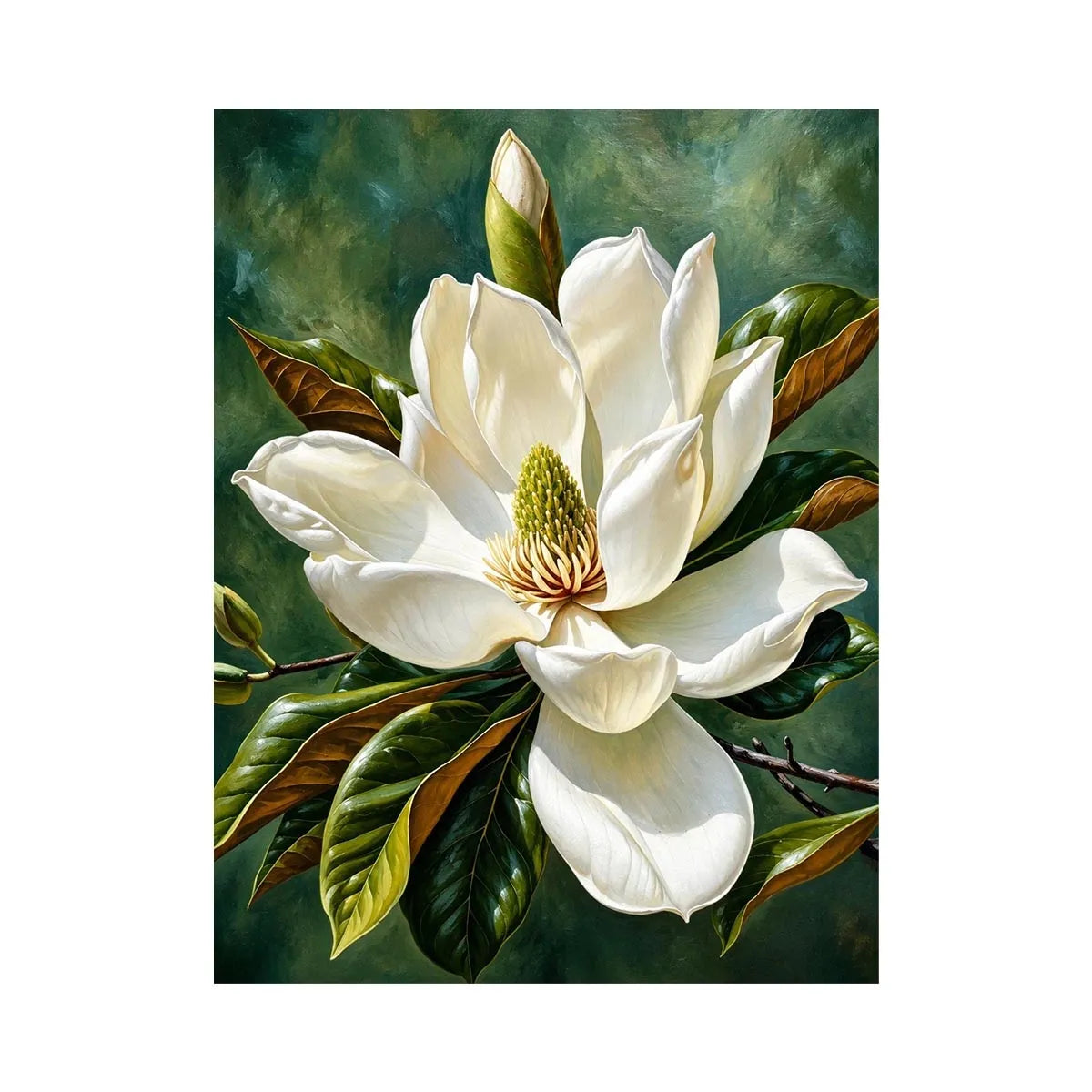 Magnolia bloom in soft light