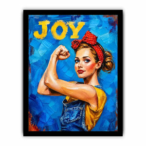 Joyful empowerment poster art