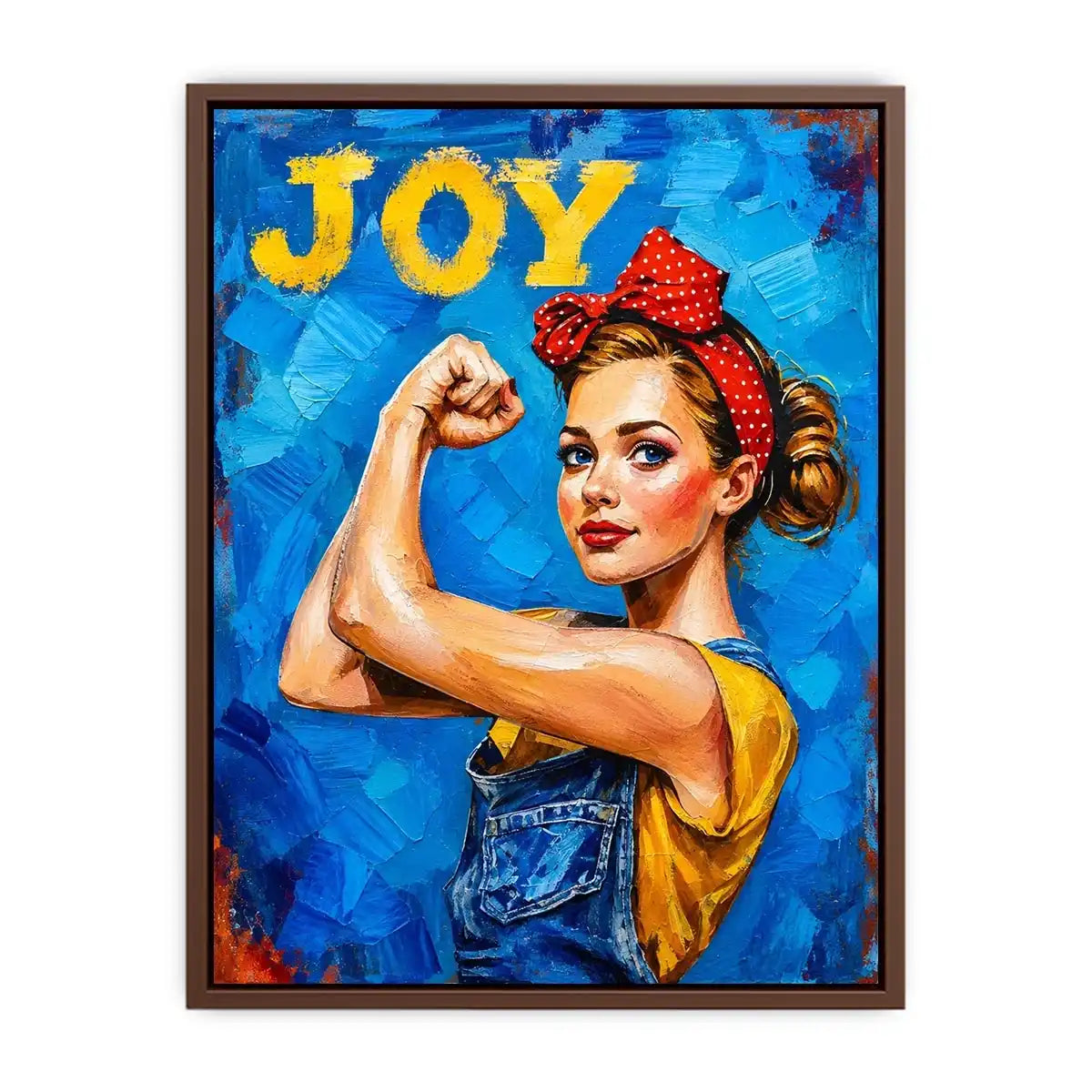 Joyful empowerment poster art