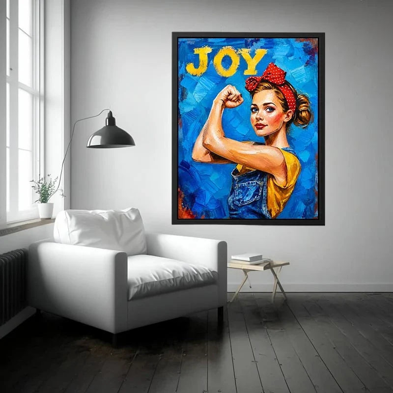 Joyful empowerment poster art