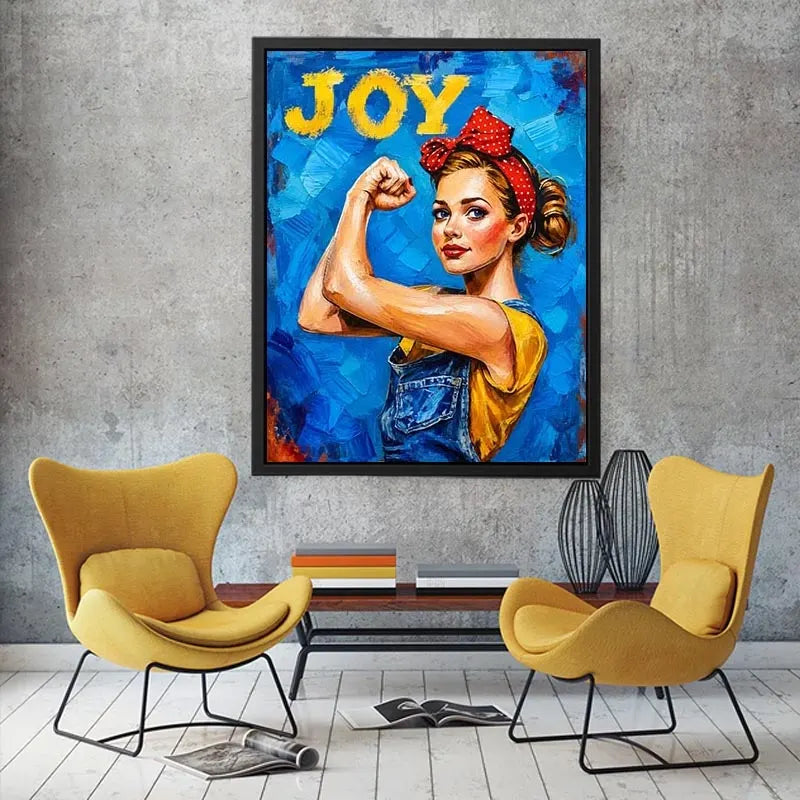 Joyful empowerment poster art