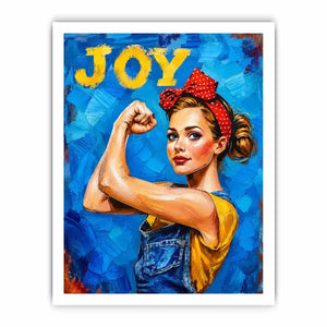 Joyful empowerment poster art