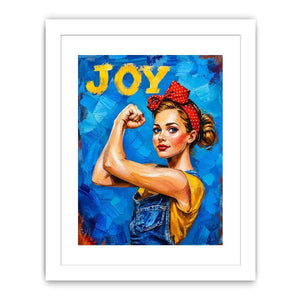 Joyful empowerment poster art