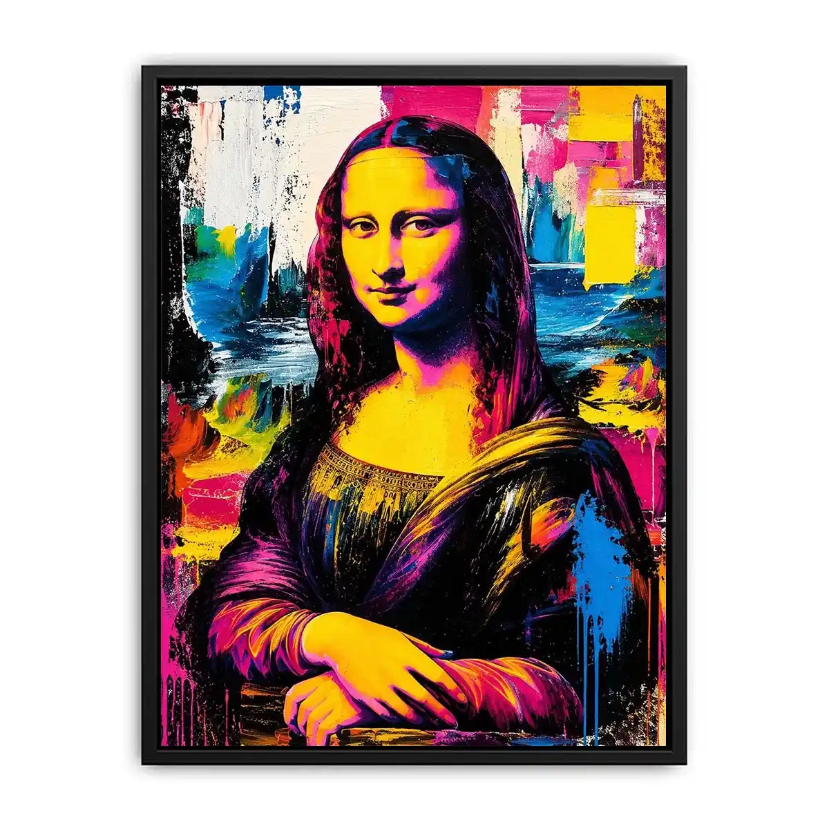 Mona Lisa Modern Canvas Print