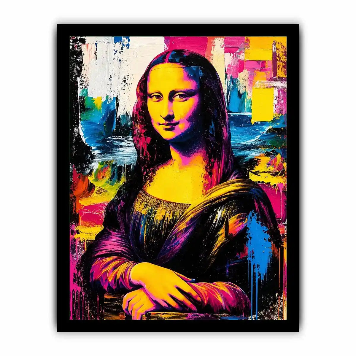 Mona Lisa Modern Canvas Print