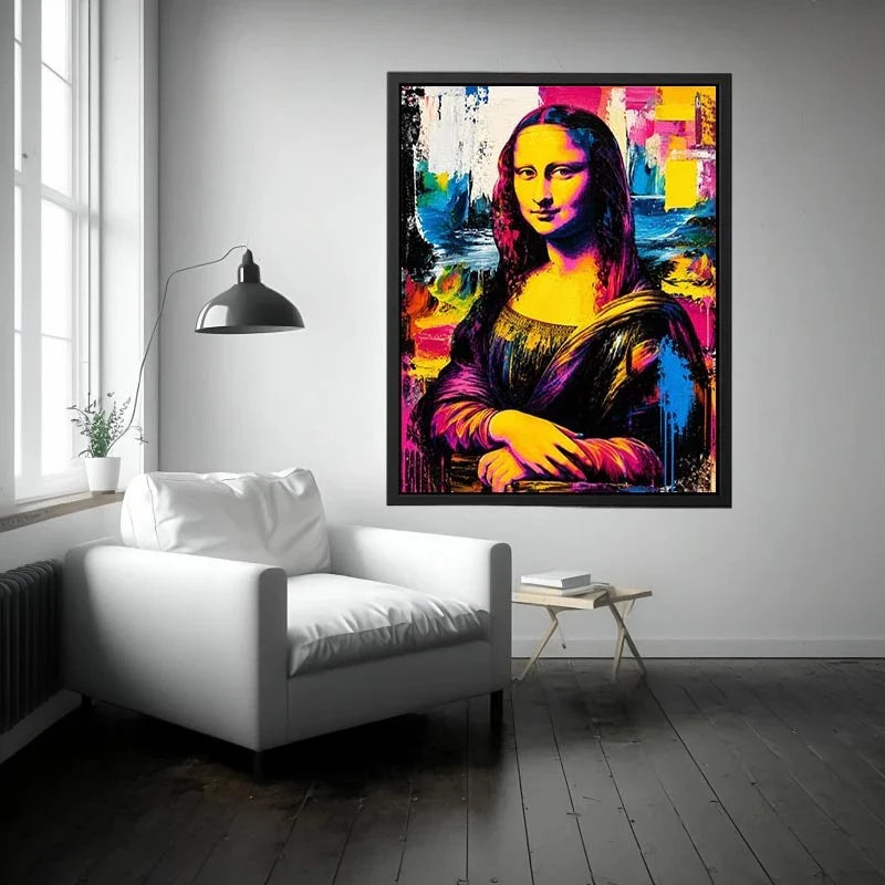 Mona Lisa Modern Canvas Print