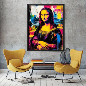 Mona Lisa Modern Canvas Print