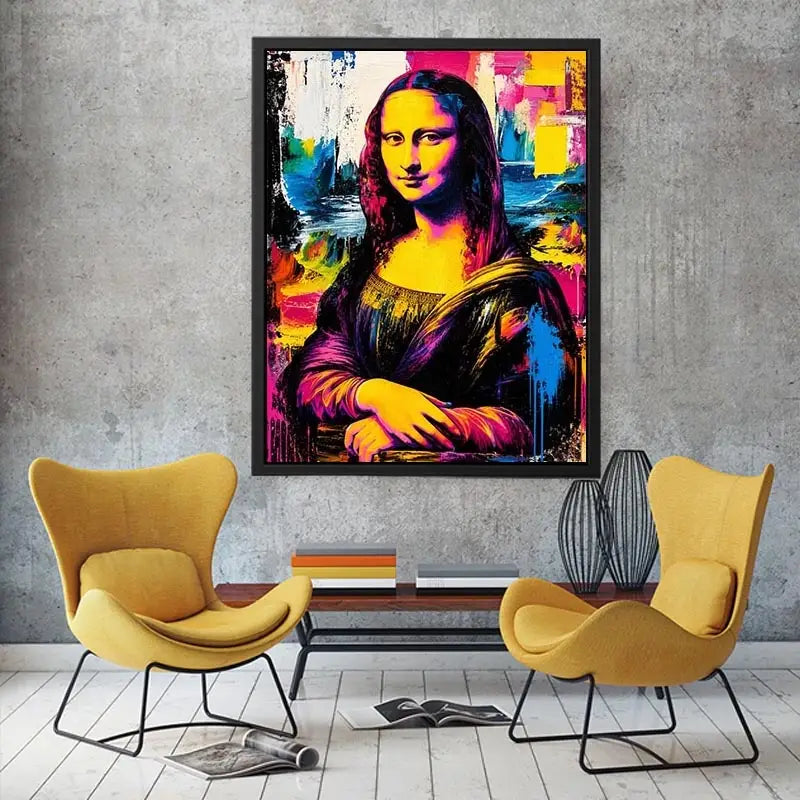Mona Lisa Modern Canvas Print