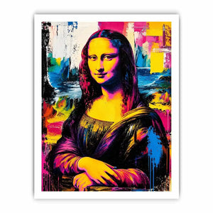 Mona Lisa Modern Canvas Print