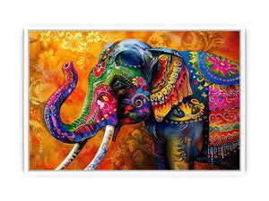 Colorful Elephant Canvas Print
