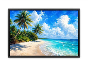Calm Beach Canvas Print