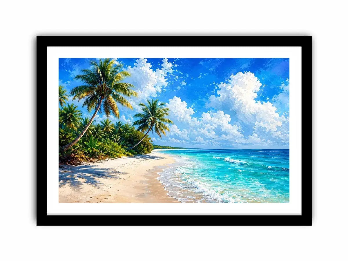 Calm Beach Canvas Print