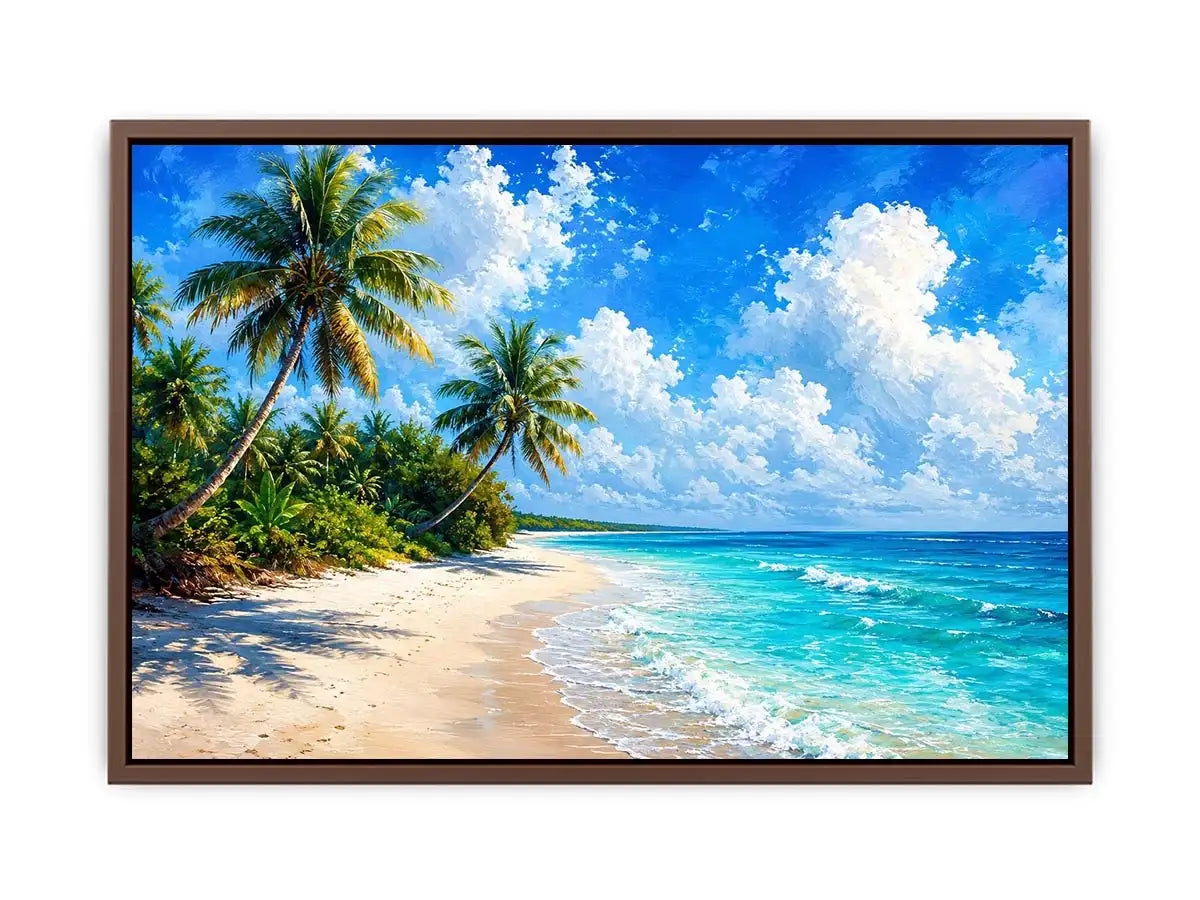 Calm Beach Canvas Print