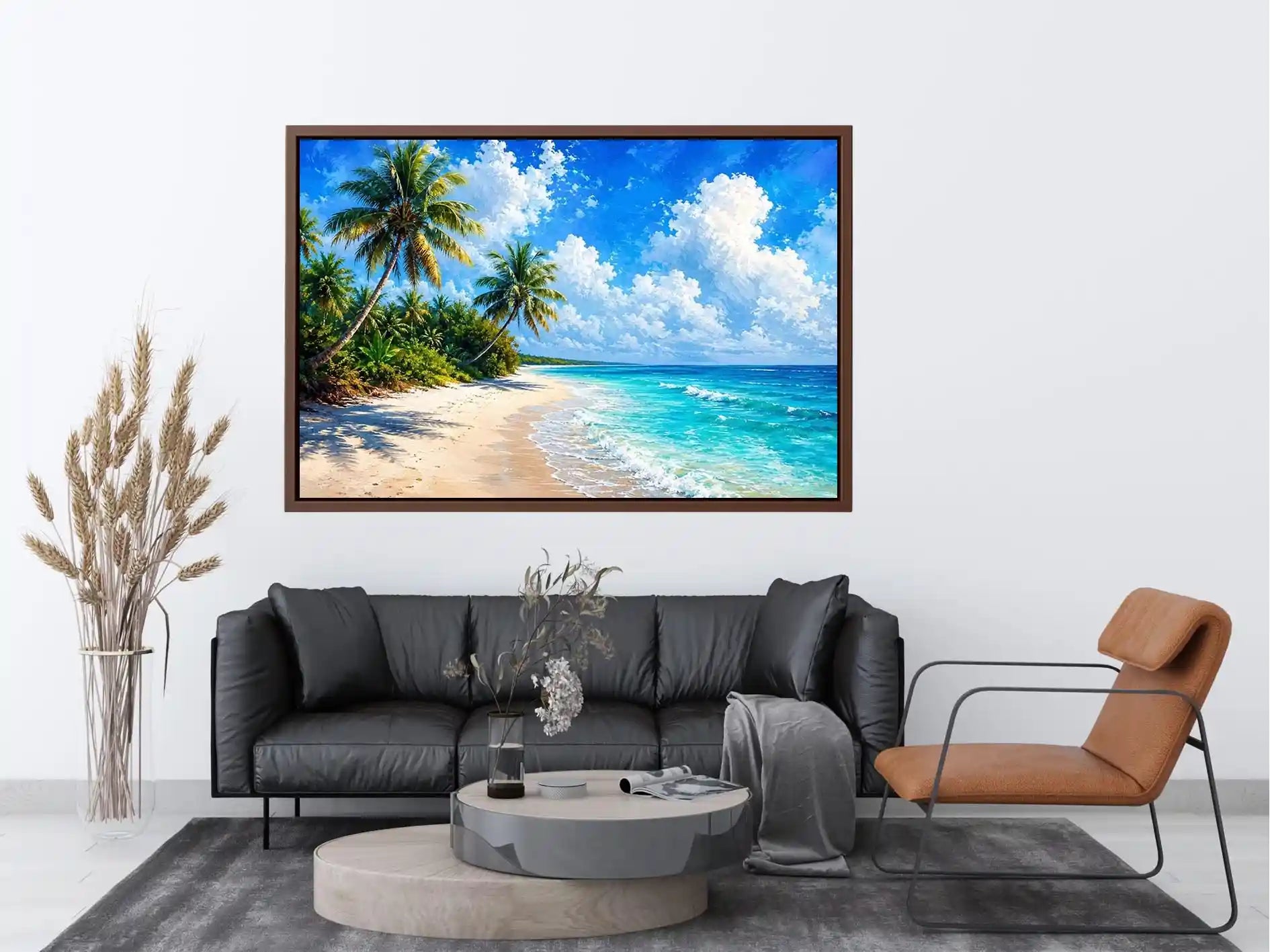 Calm Beach Canvas Print