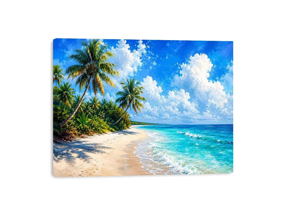 Calm Beach Canvas Print