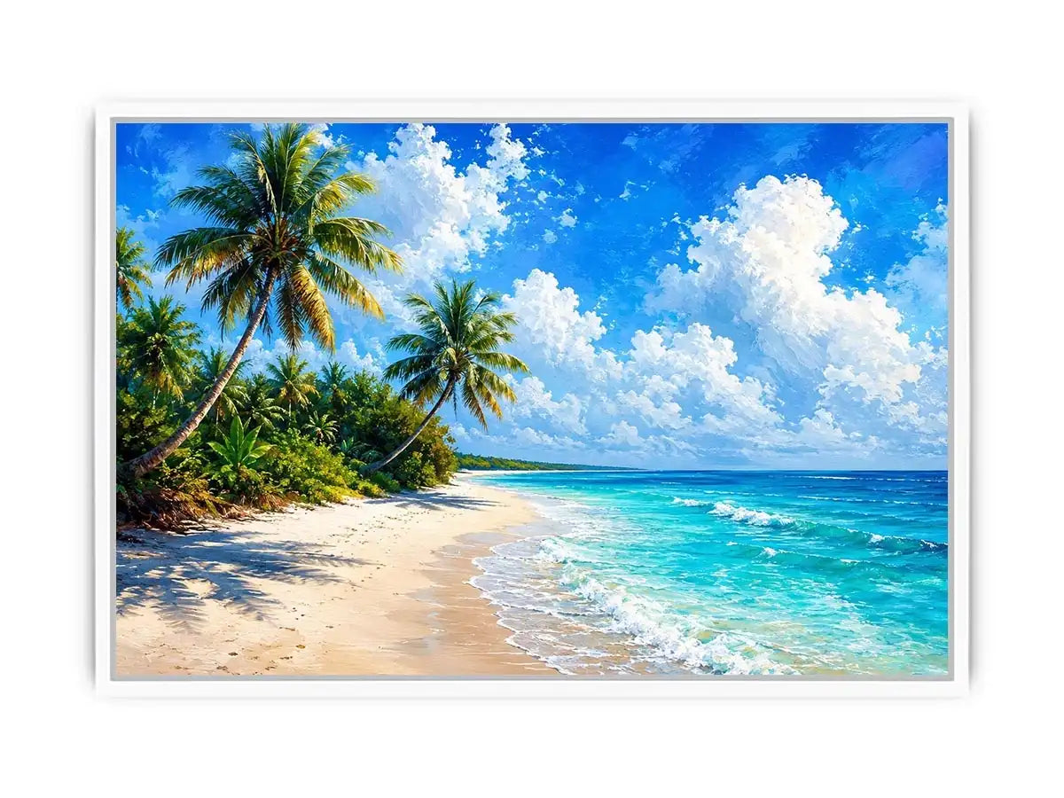 Calm Beach Canvas Print