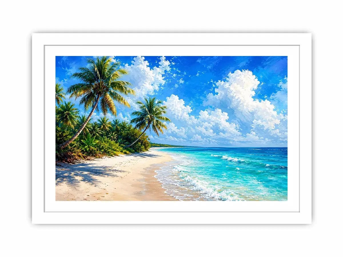 Calm Beach Canvas Print