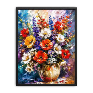 Lovely Flower Vase Canvas Print