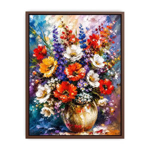 Lovely Flower Vase Canvas Print