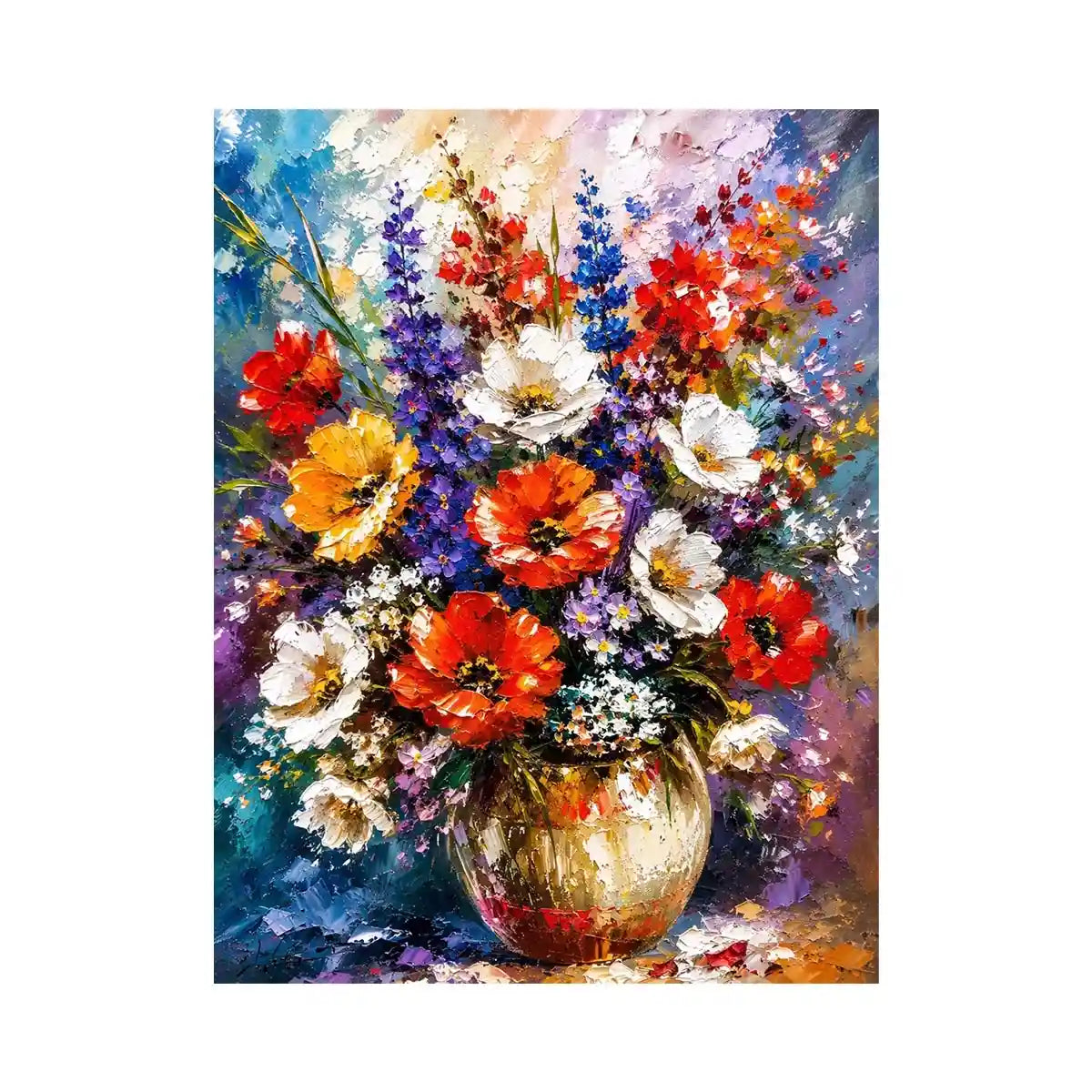 Lovely Flower Vase Canvas Print