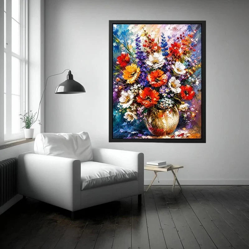 Lovely Flower Vase Canvas Print