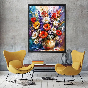 Lovely Flower Vase Canvas Print