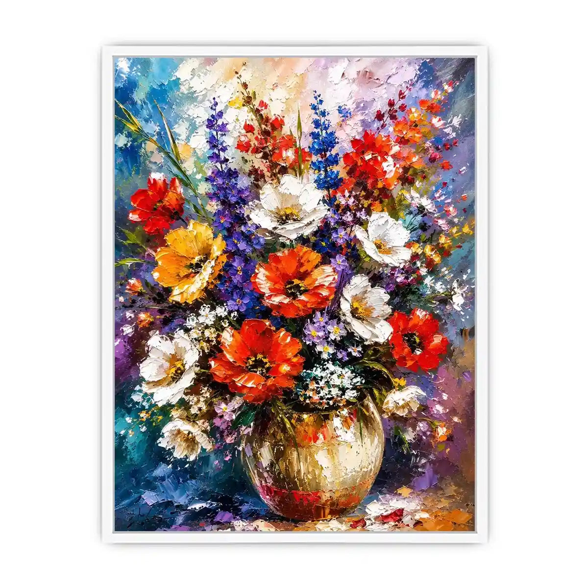 Lovely Flower Vase Canvas Print