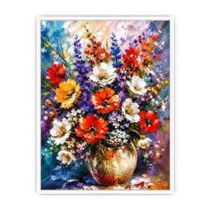 Lovely Flower Vase Canvas Print