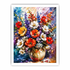Lovely Flower Vase Canvas Print