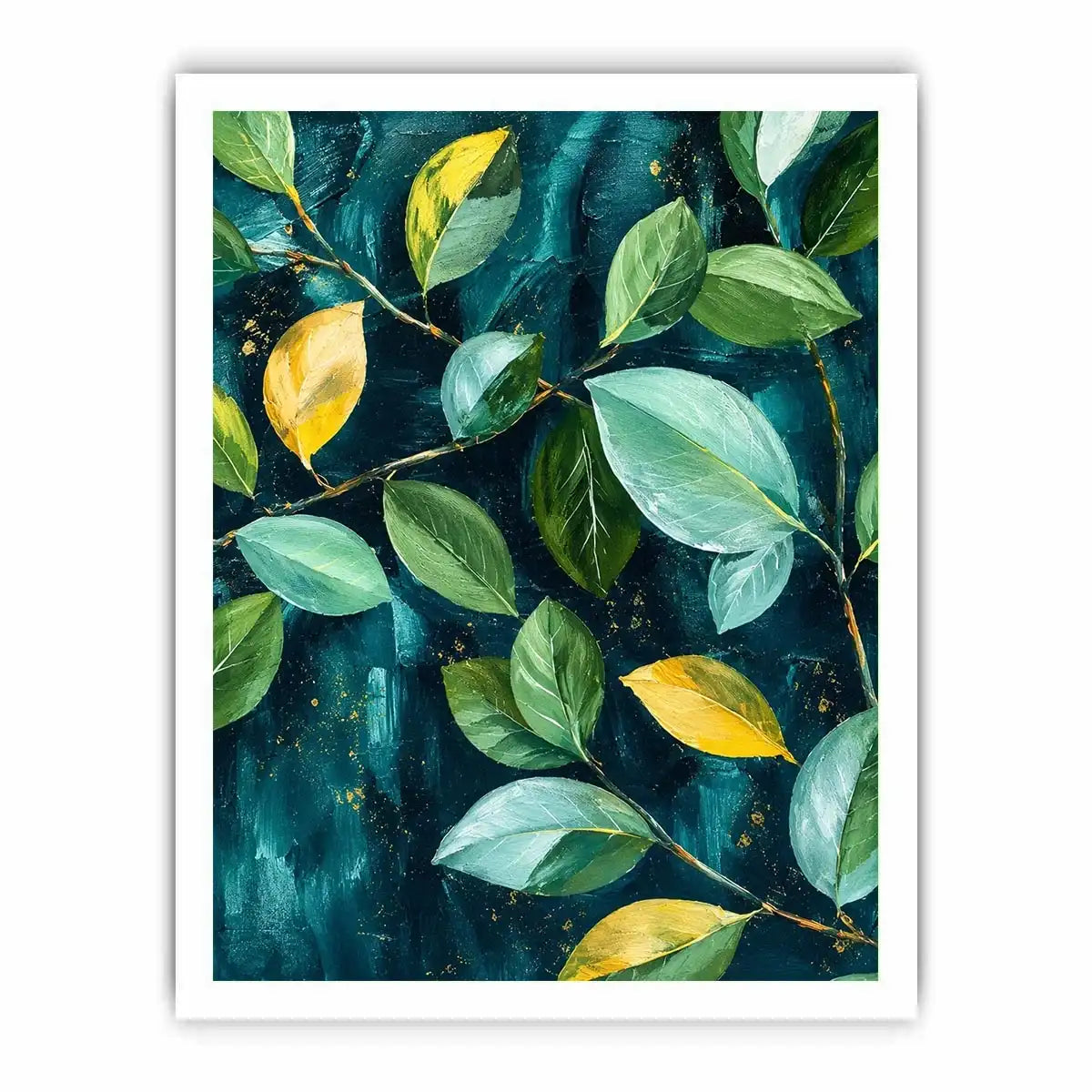 Green leaf Canvas Print