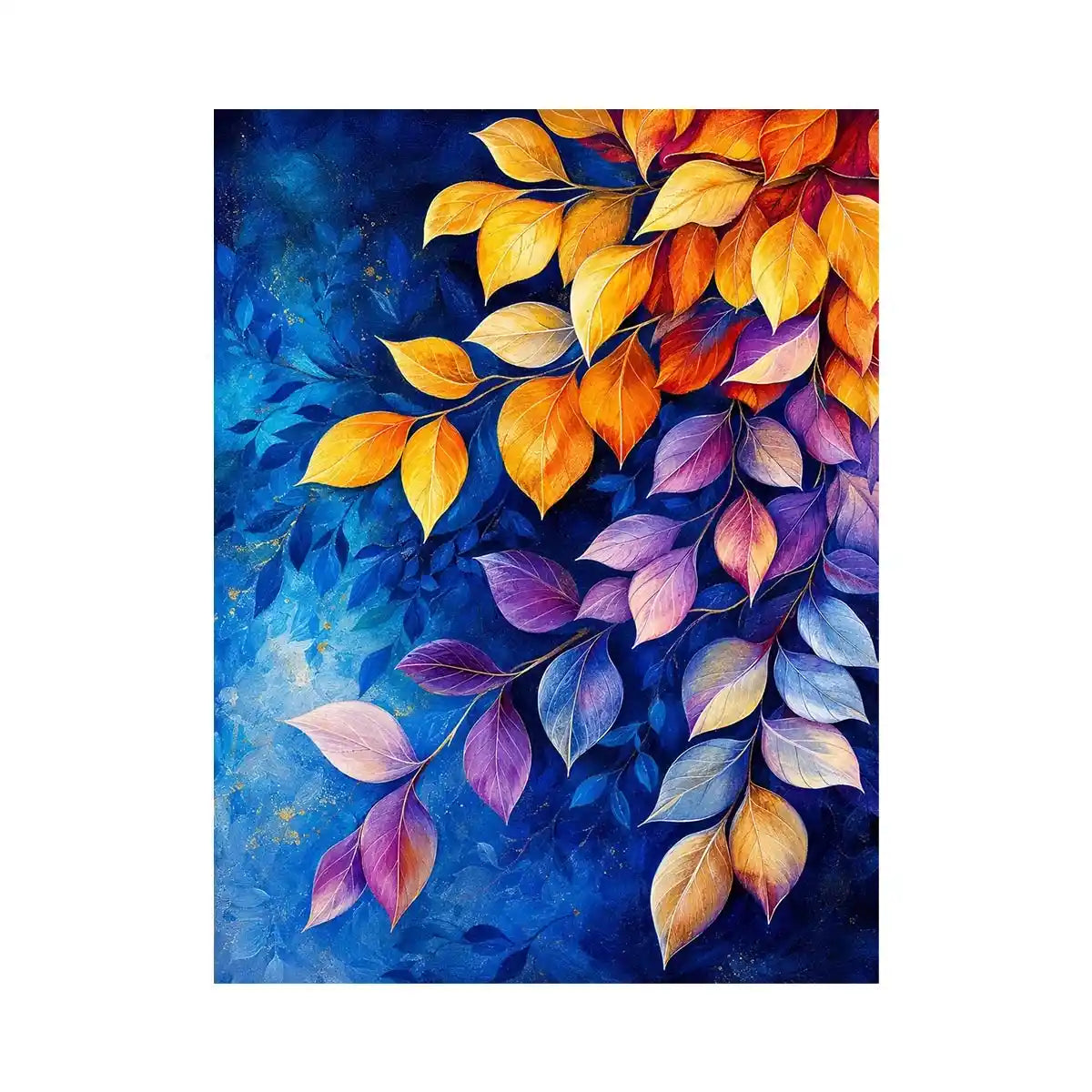 Colorful leaf Canvas Print