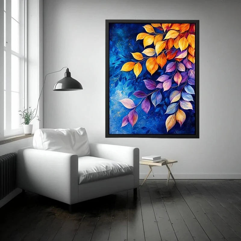 Colorful leaf Canvas Print