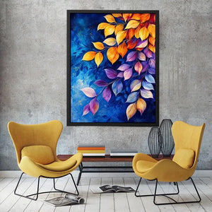 Colorful leaf Canvas Print