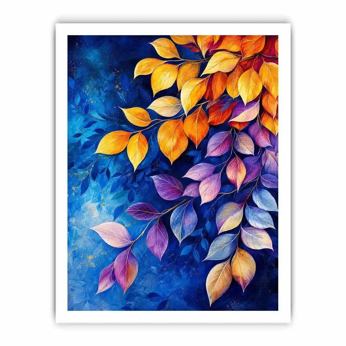 Colorful leaf Canvas Print