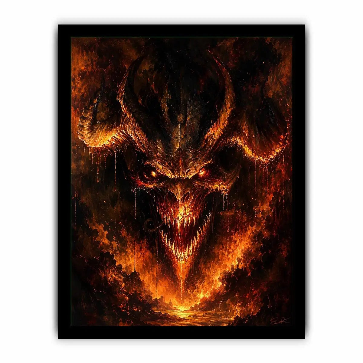 Demon Canvas Print