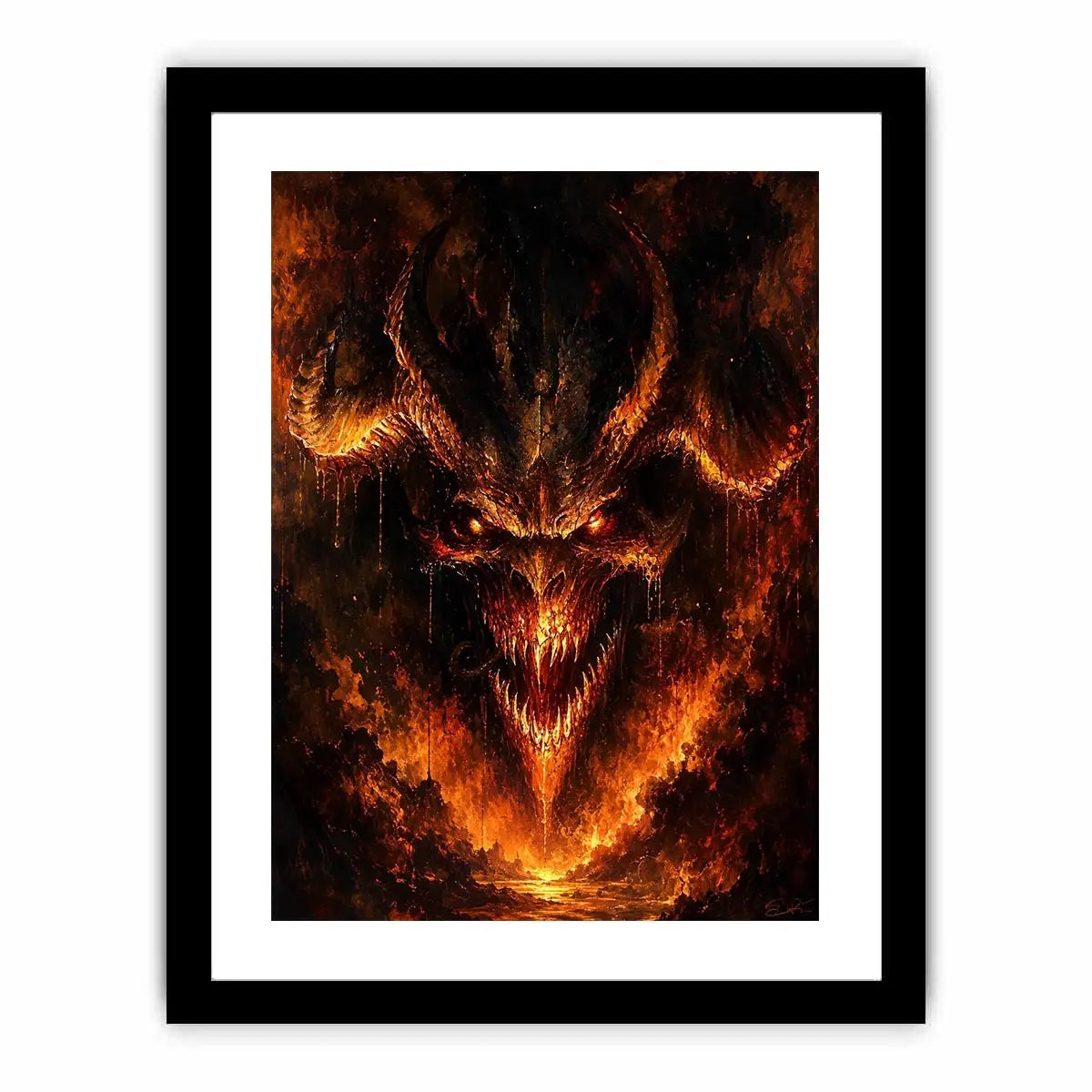 Demon Canvas Print