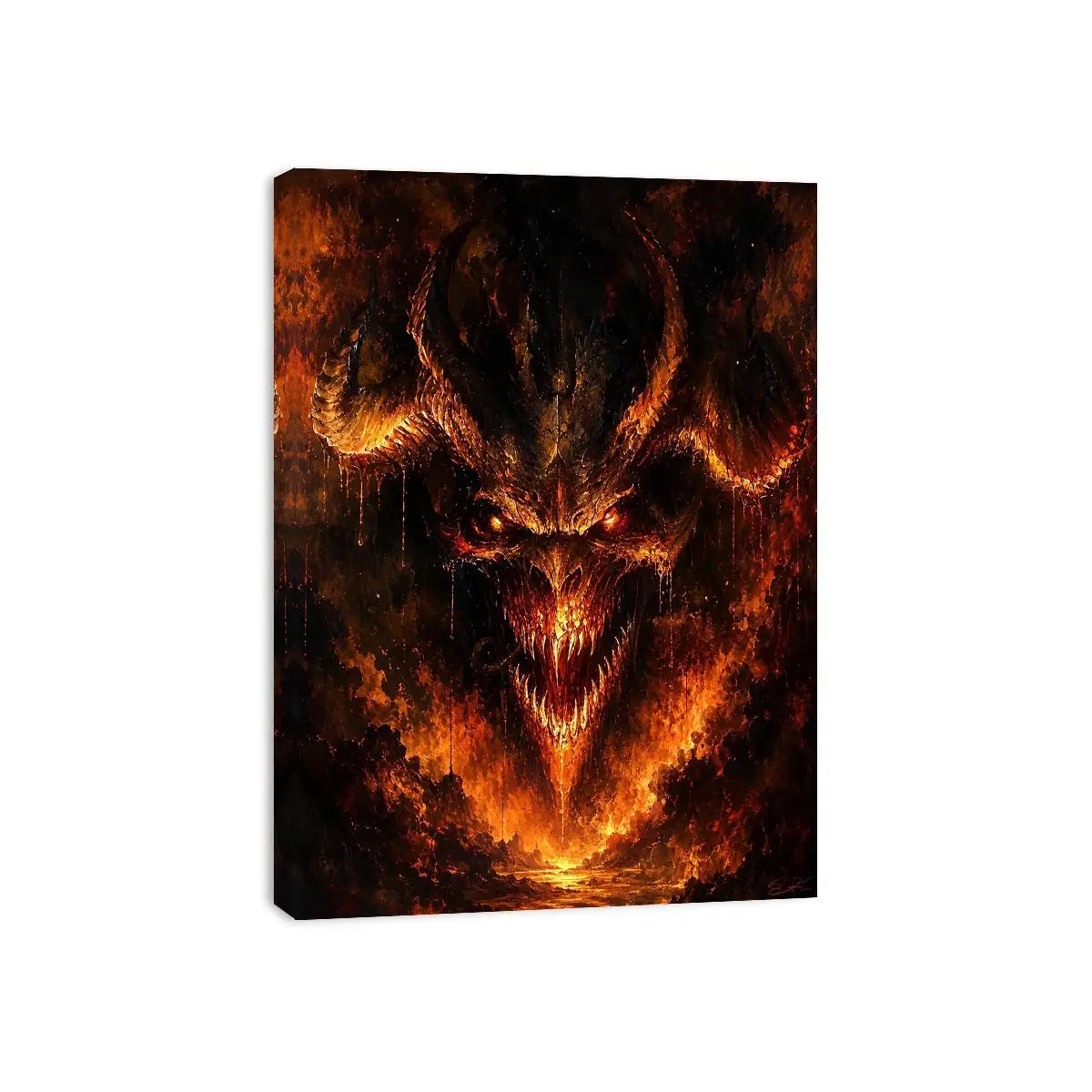 Demon Canvas Print
