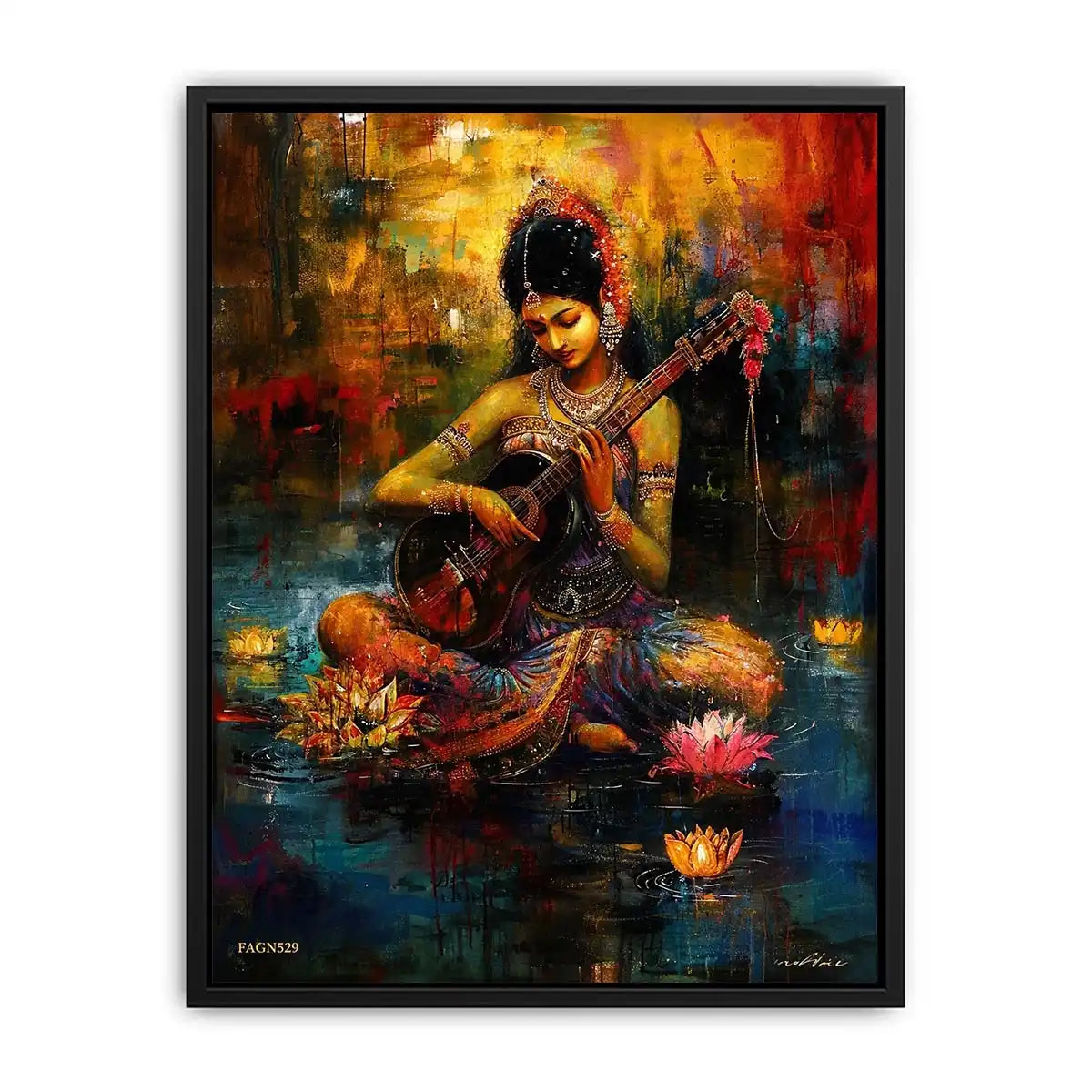 Sarasvati Canvas Print