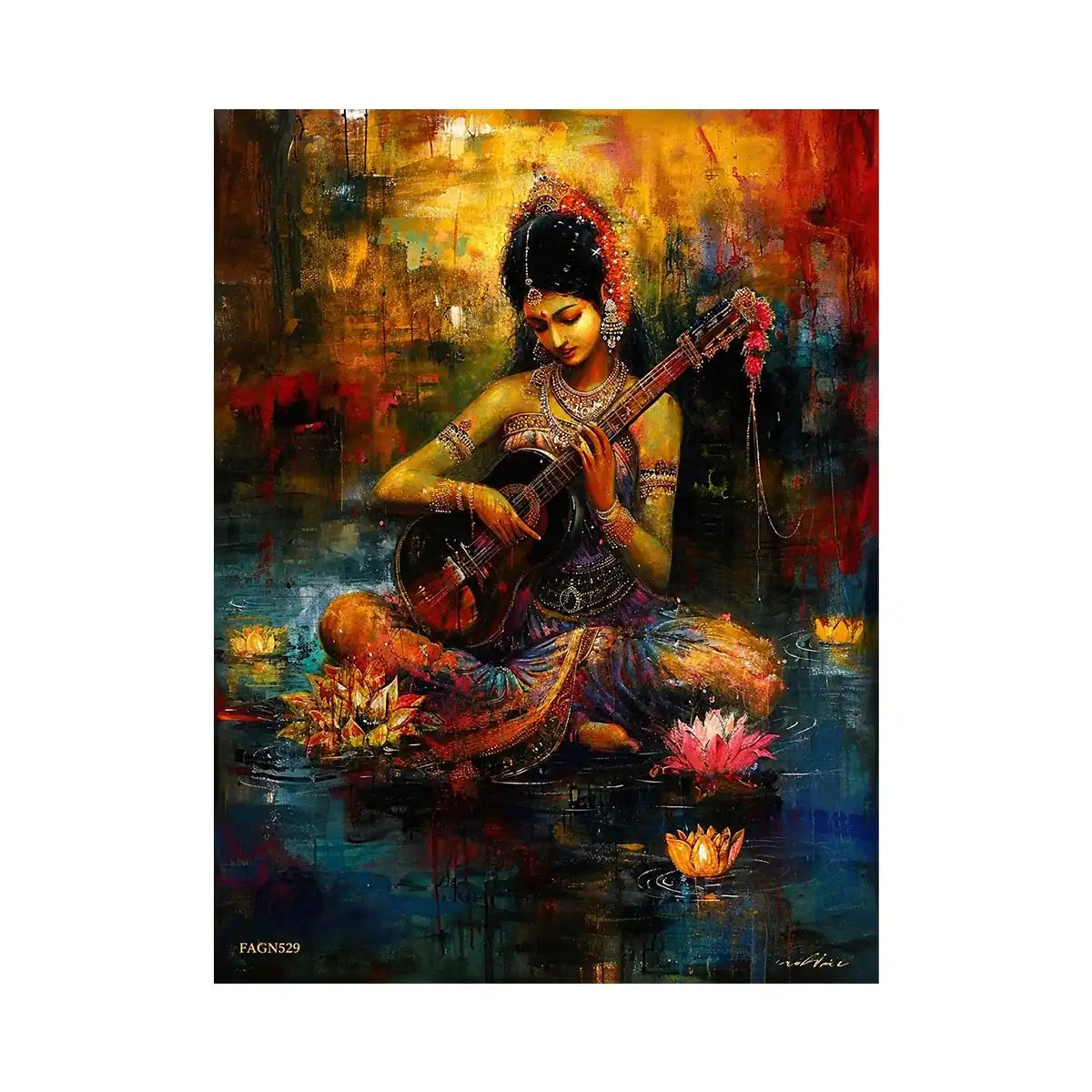 Sarasvati Canvas Print