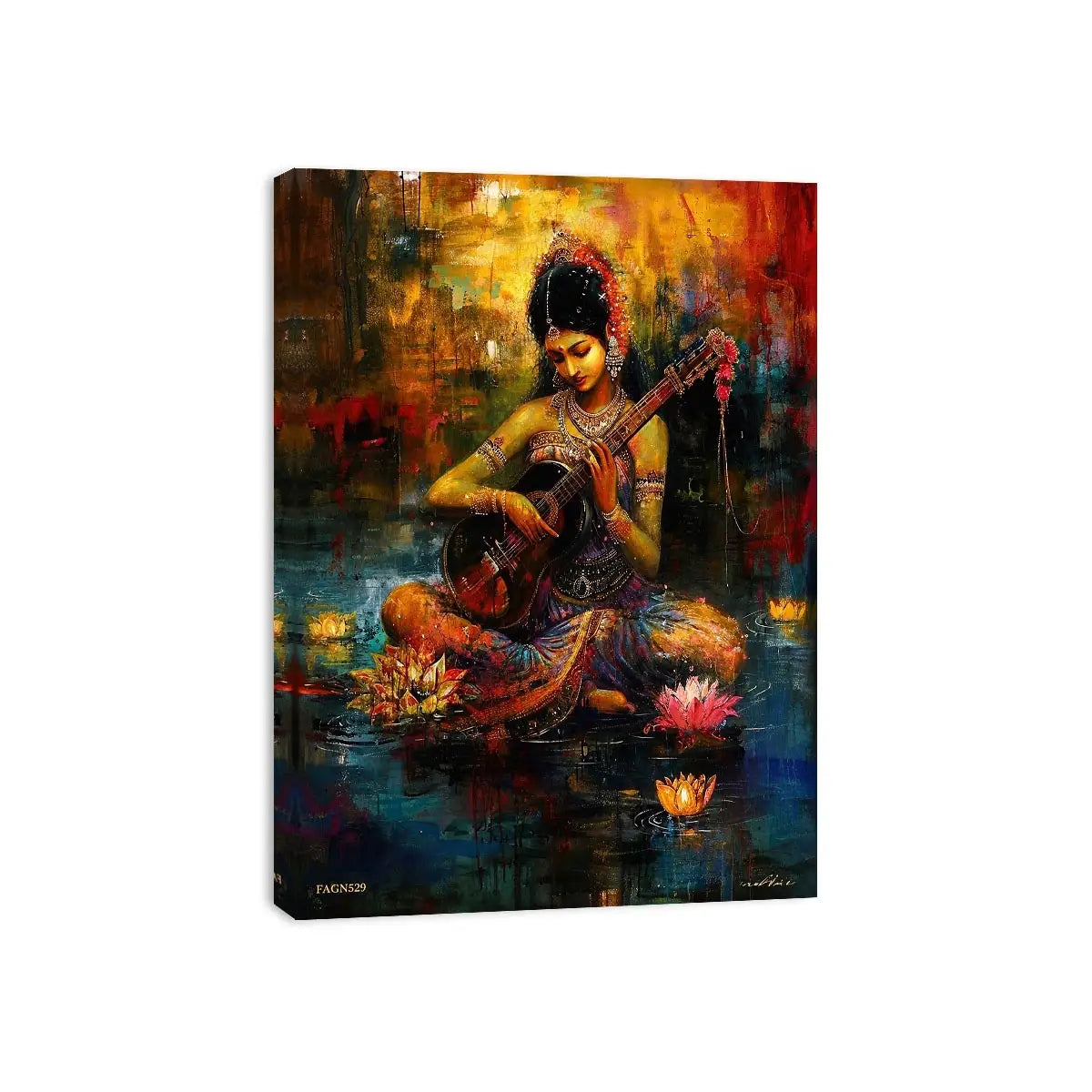 Sarasvati Canvas Print