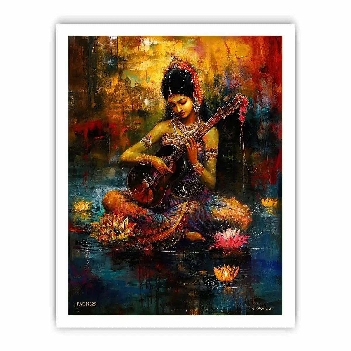 Sarasvati Canvas Print