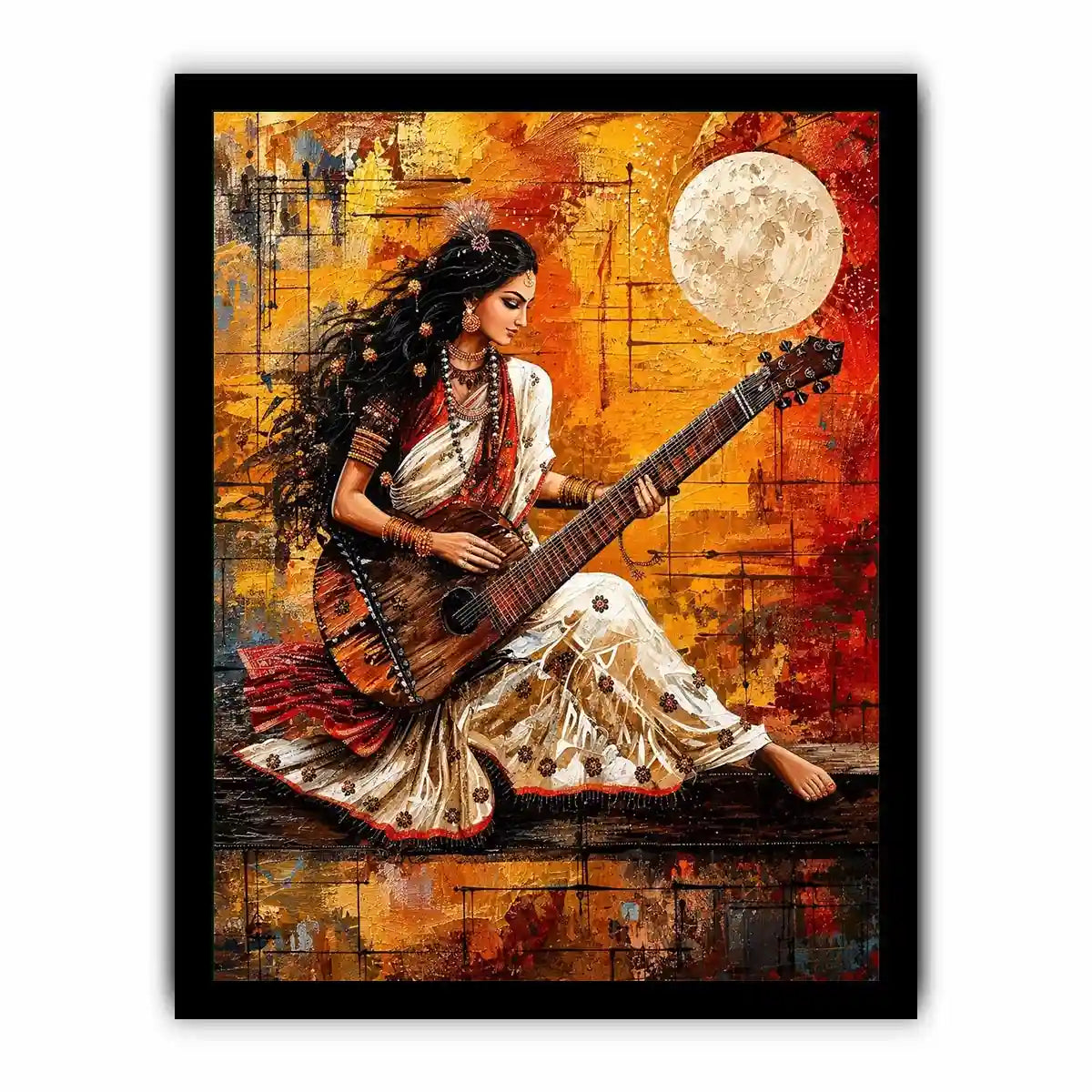 Veena Canvas Print