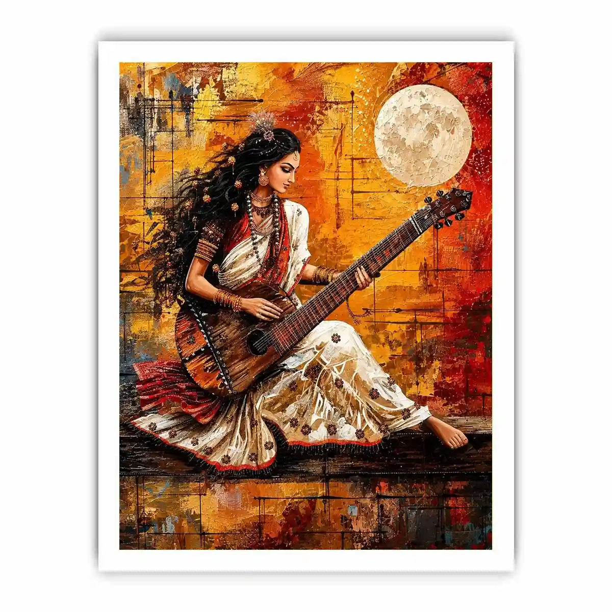 Veena Canvas Print