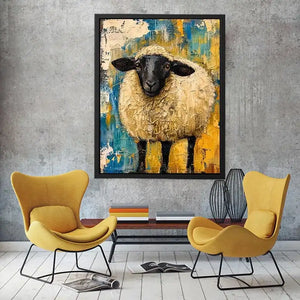 Cute Sheep Canvas Print