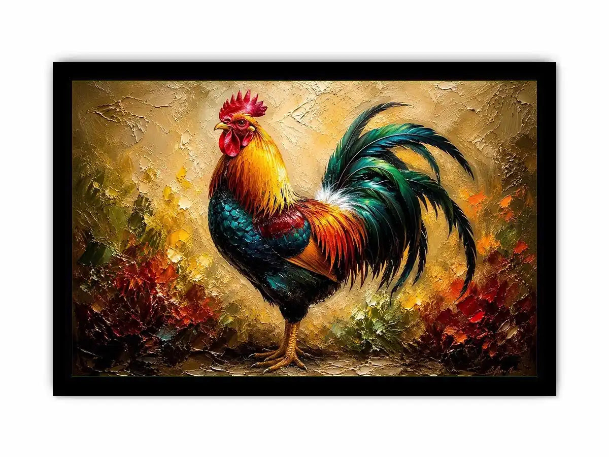 Cock Canvas Print