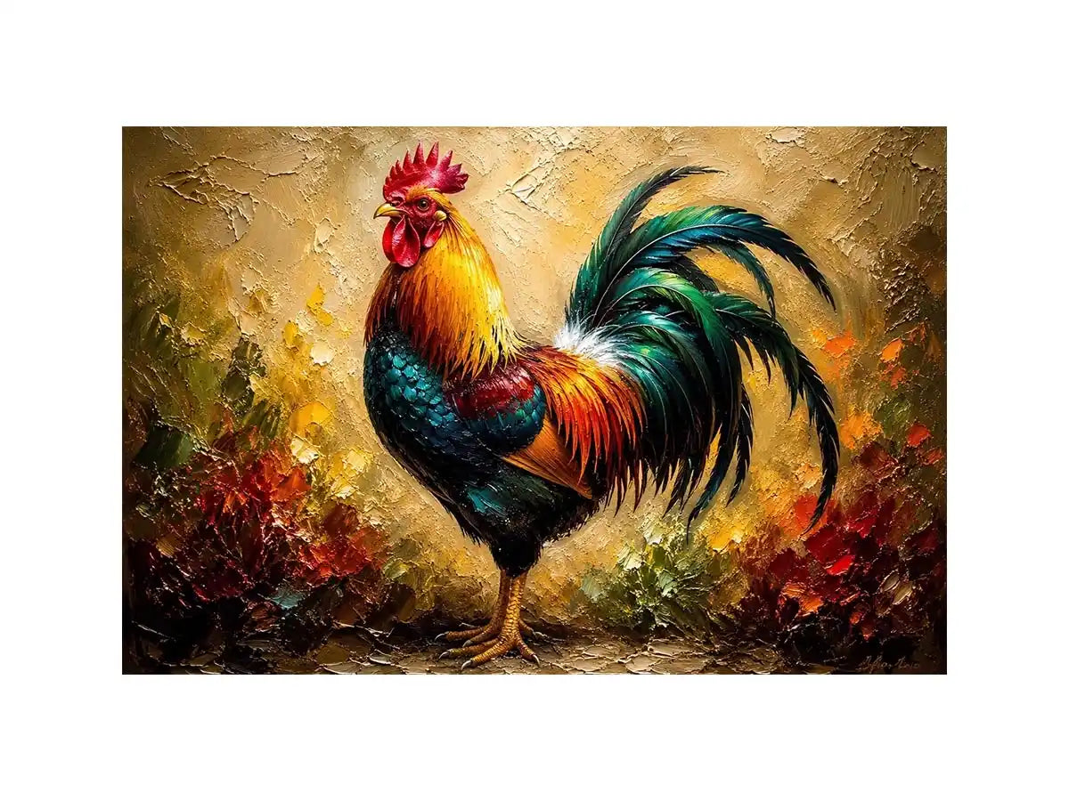 Cock Canvas Print