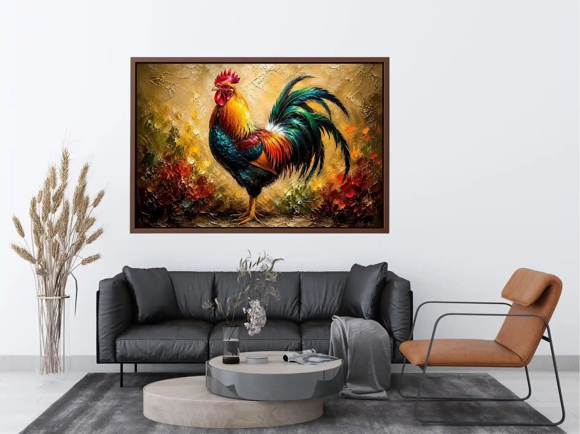 Cock Canvas Print