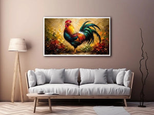 Cock Canvas Print